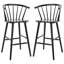 Ensemble de 2 tabourets en bois massif Sheffield-1600573647-1600573621