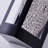 Strati Esterno 1 LT Matte Black (fluorocarbon)/Clear Wall Sconce Allegri