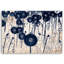 Dandelion On Old Boards - No Frame Print on Canvas-1131712319