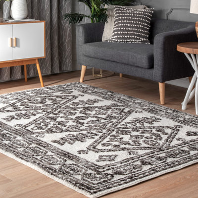 Tapis gris de style sud-ouest Beacon