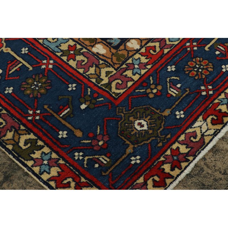 Antique One-of-a-Kind 11'5x12'7 Hand Knotted Area Rug