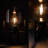 Modern Smoked Glass Table Lamp With LED Bulb, E12 Base, Decorative Accent Lighting