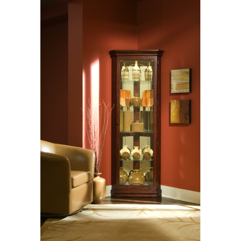 Vitrine de coin lumineuse Goode, Cerisier