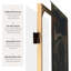 6 Ft. Tall Double Sided Stone Doorway Canvas Room Divider-841713938
