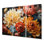 Chrysanthemums Autumn Collage II - Floral Metal Wall Decor Set
