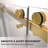 50 to 55 in. x 76 in. H Frameless Double Sliding Shower Door with 3/8 in. (10mm) Clear Glass -120280489-122741020