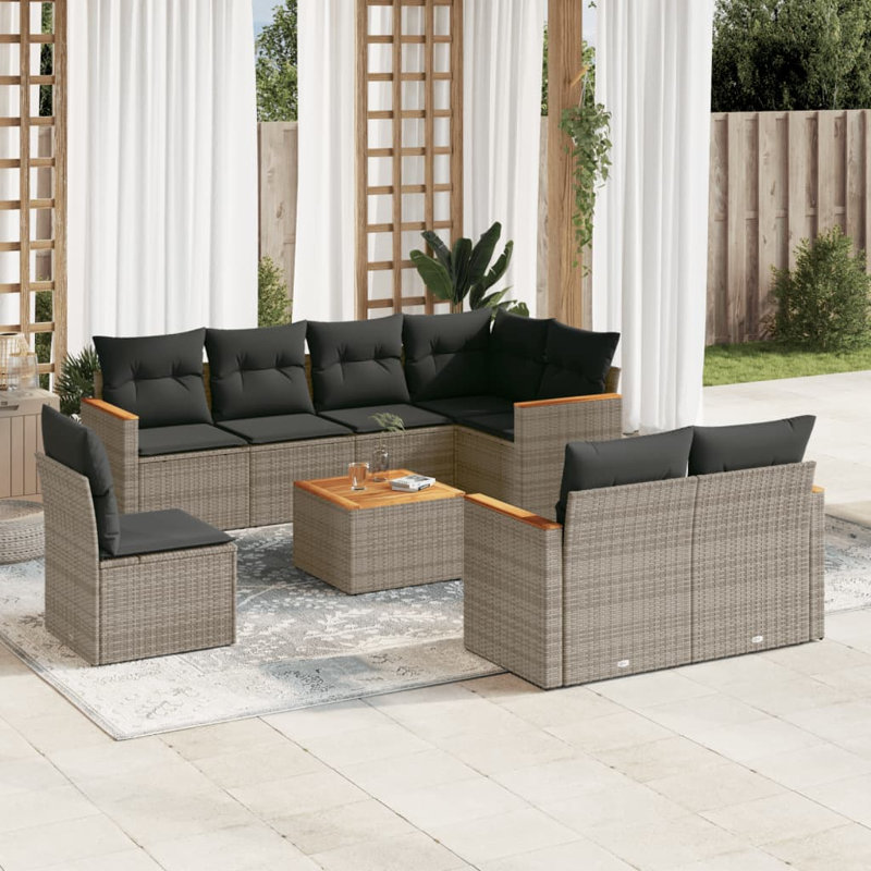 Ensemble de canapé de jardin Vidaxl
