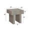 Table basse 3Pc et 2 tables de bout style contemporain