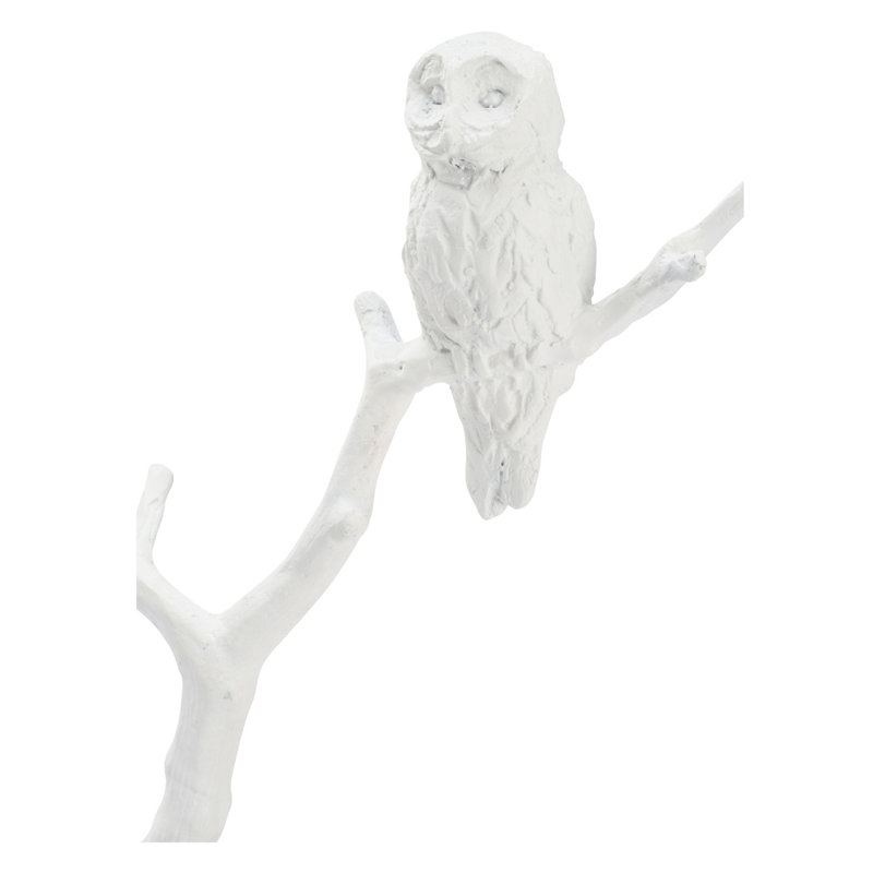 Bog Figurine, Matte White/Black
