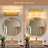 2/3 Light Dimmable Vanity Light With Crystal Shade-1955241508