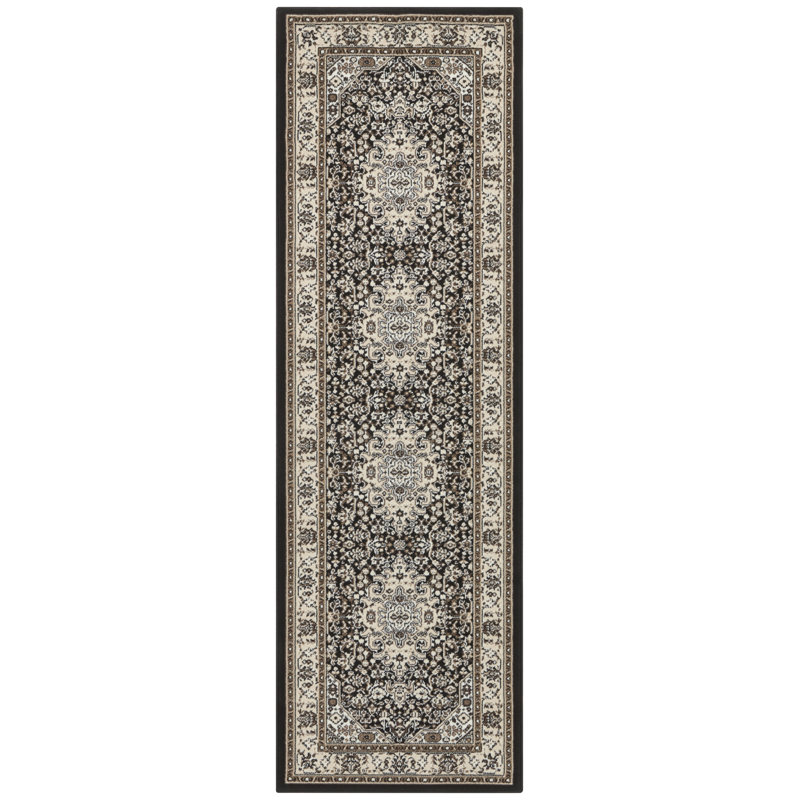 Skazar Isfahan Tufted Brown Rug, Runner 80 x 250cm