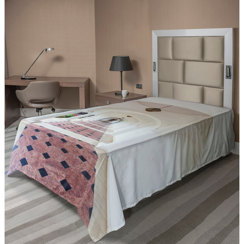 Ambesonne, Drap plat pour lit simple