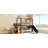 Twin Over Twin Metal Bunk Bed, Metal Housebed With Slide And Storage Stair-280607348
