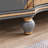 Grey Hand-Painted Accent and Buffet Cabinet