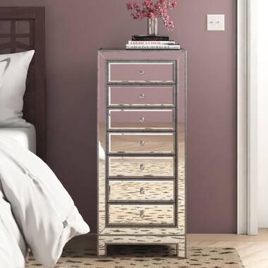 Larissa 7 Drawer Dresser with Mirror Etta Avenue Teen