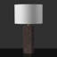 Lampe de table en travertin Vivas