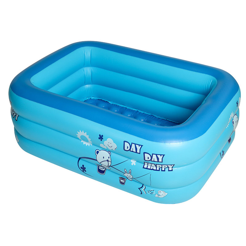 Piscine gonflable en plastique 1,64 pi x 3,6 pi x 4,92 pi