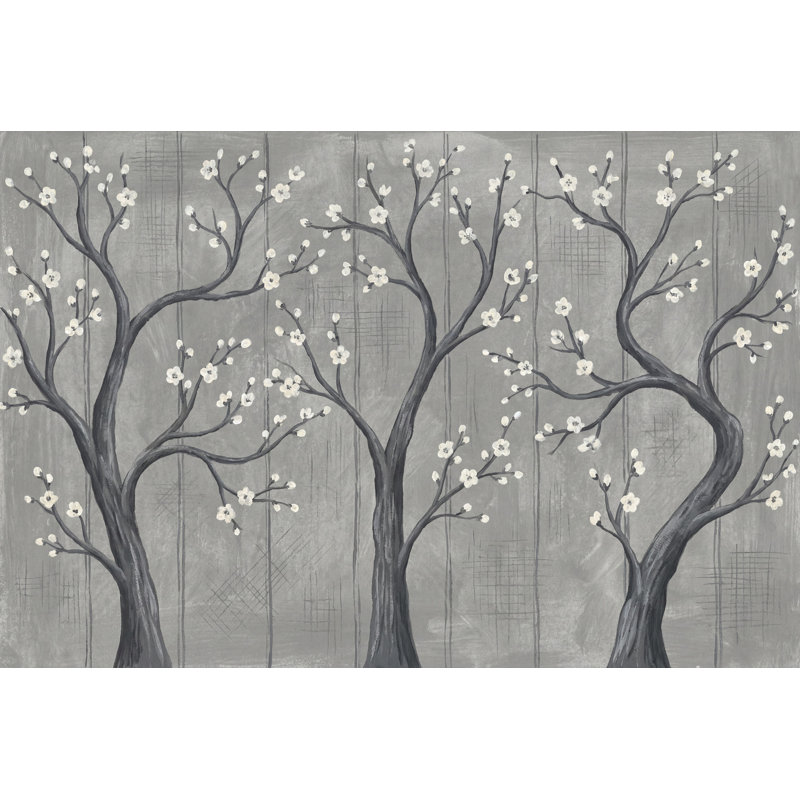 Décoration murale arbre amovible, Non tissé, 160 po x 108 po