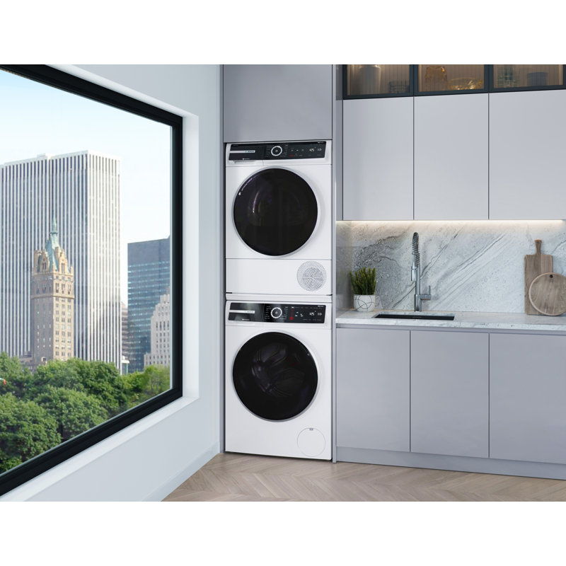 800 Series Bosch 2.4-Cu. Feet High Efficiency Stackable Smart Front-Load Washer ( White ) ENERGY STAR