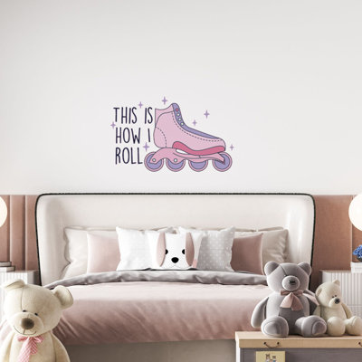 This Is How I Roll Lettering Art Inspirational Quotes Wall Decal -  Trinx, 05BCB0CD83E5401AB77EE014FF6363B5
