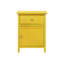 Table de chevet jaune vibrante-797640706