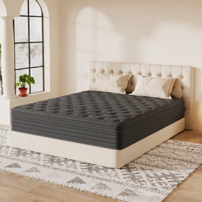 Gel Memory Foam Hybrid Mattress in a Box, Cooling Medium Plush, CertiPUR‑US & OEKO‑TEX® Certified