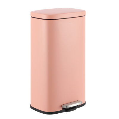 Steel Step On Kitchen Trash Can - 8 Gallons