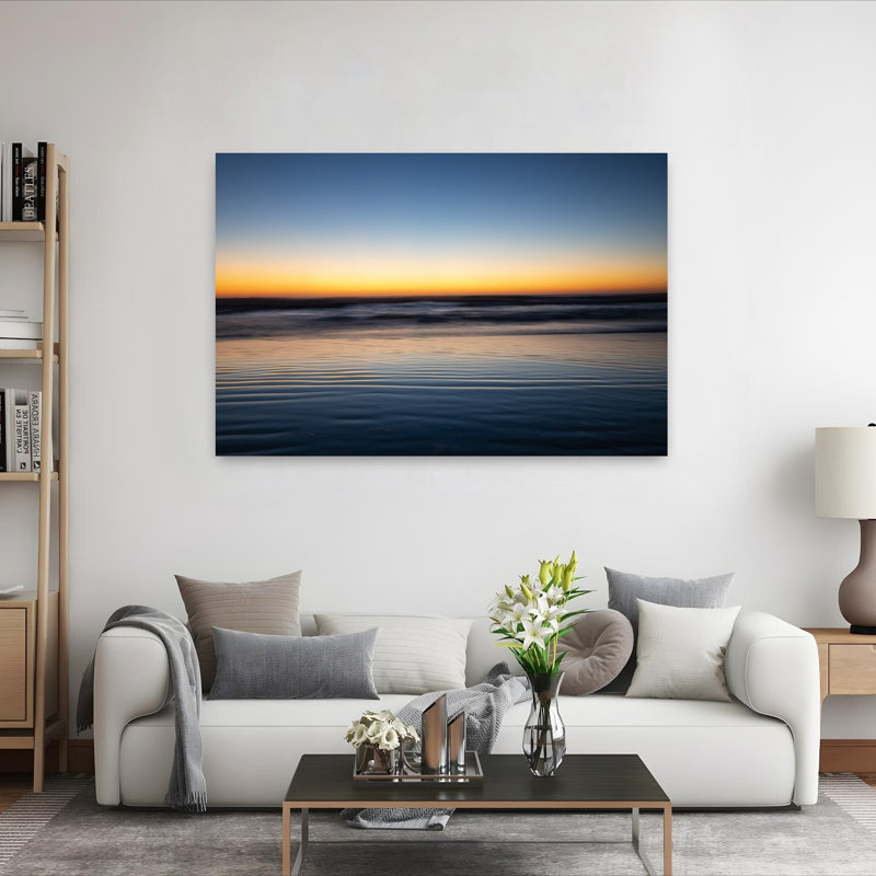 Sunset Over Sea Cannon Beach Oregon USA by Dan Merkel - Wrapped Canvas Print, 101.6 cm H x 152.4 cm W