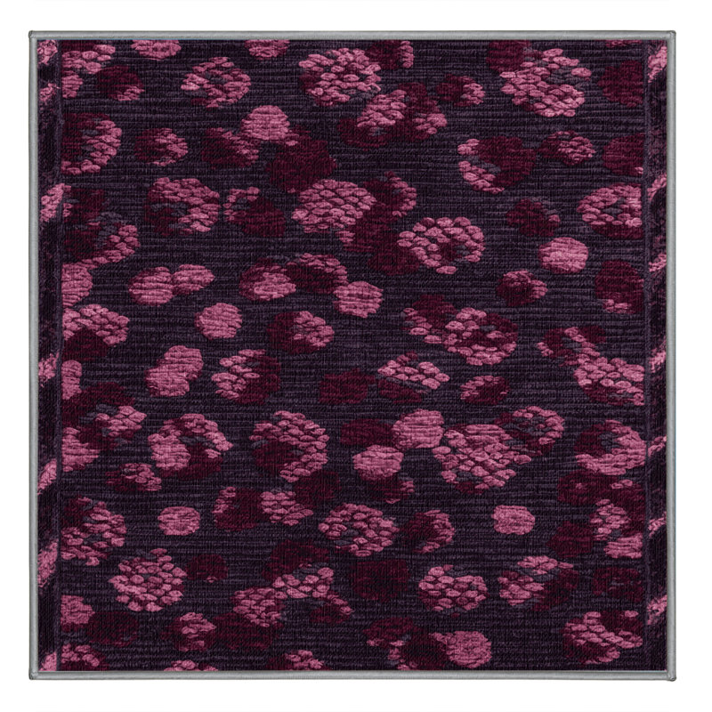  Tapis lavable Boysenberry, Carré 3 pi