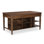 Russet Kitchen Island Brown
