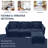 Virgus Corduroy Sectional-461132277
