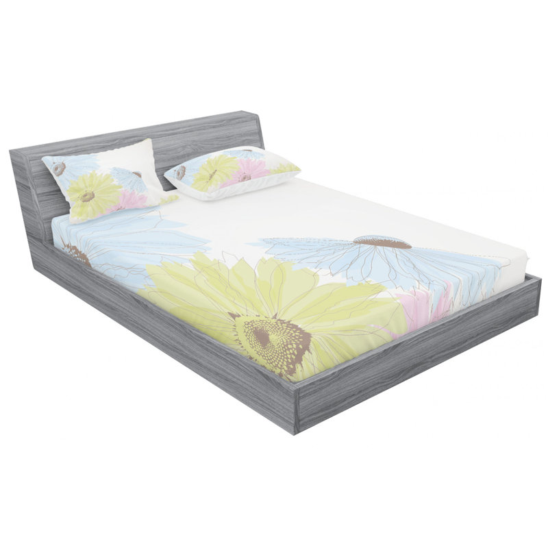 Microfiber Sheet Set, Full Sheet Set with Fitted Sheet