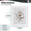 Simple fleur pressée encadrée sous verre, design par lettré et doublé-422187062-422187048