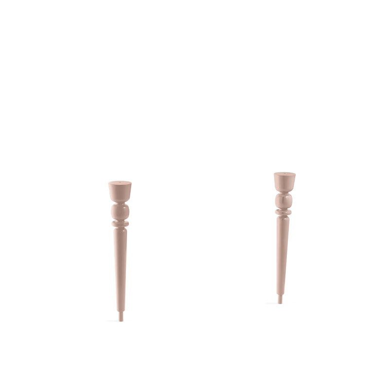 Farmstead Transitional Legs, Peach Blow