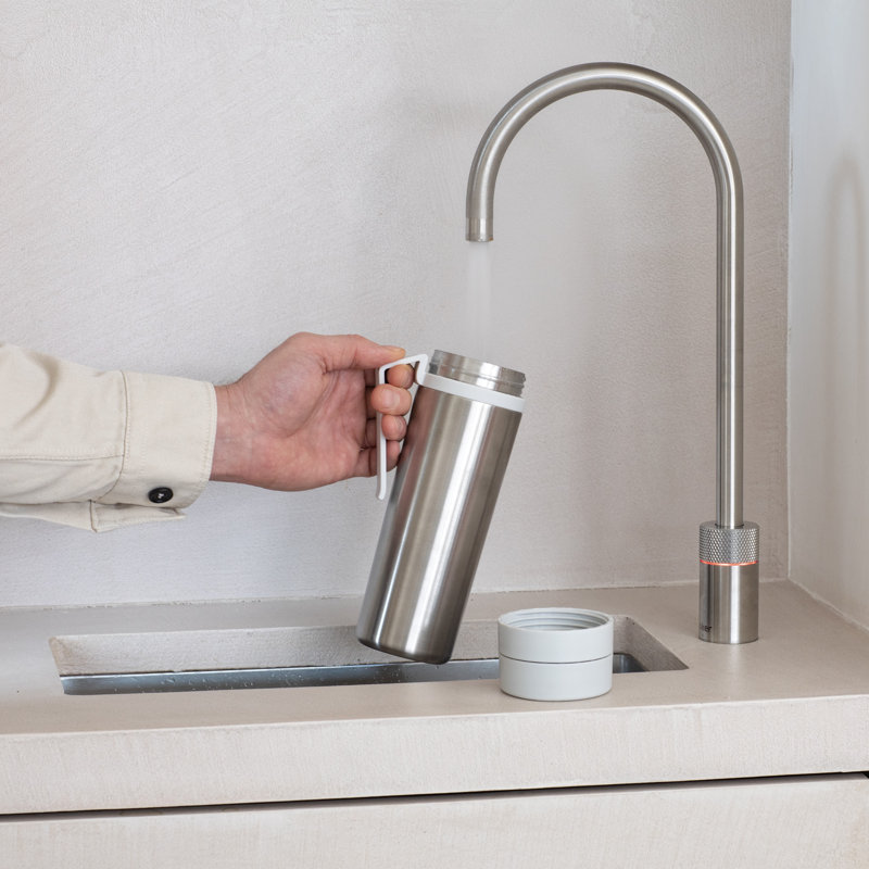 Brabantia Make & Take Insulated Flask, 0.5L, Light Grey