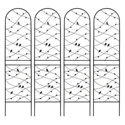 Metal Garden Trellis - Rustproof Trellis for Climbing Plants