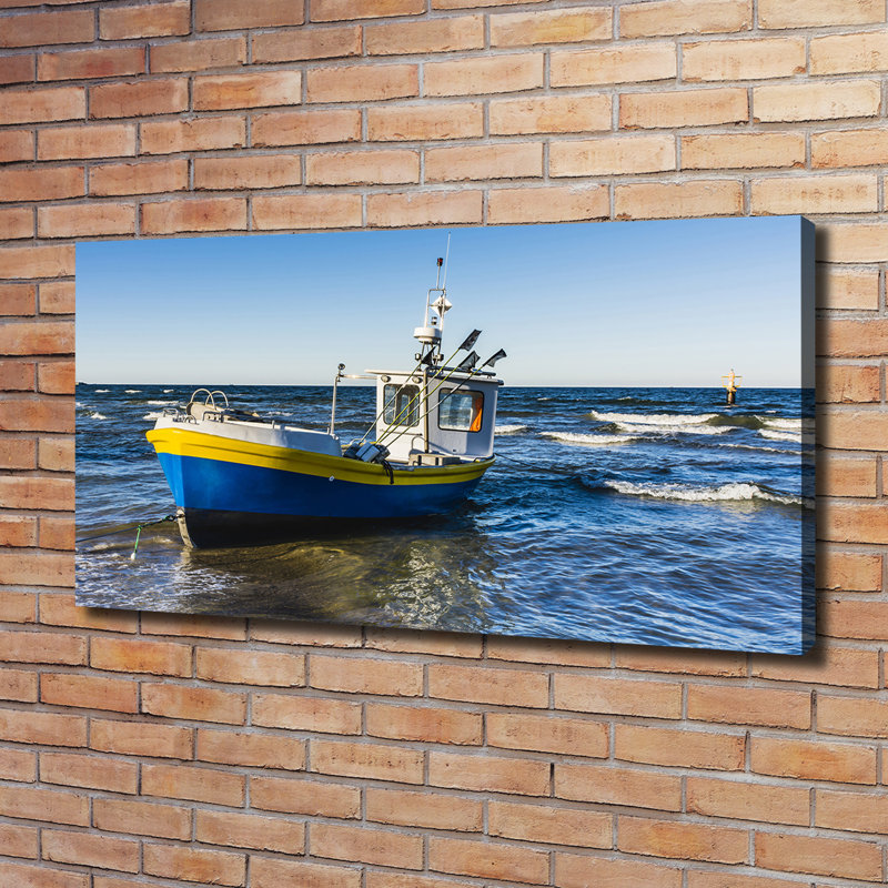 Cutter At Sea - Wrapped Canvas Print