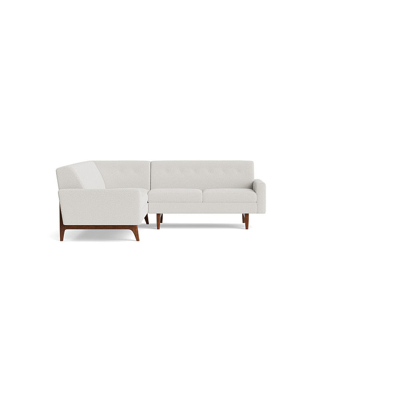 Tyler Sectional, Performance Weave - Onyx, Left Hand Facing