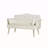 CREAM WHITE  2 SEATER SOFA