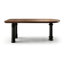 Walnut Rectangular Solid Wood Dining Table-133458173