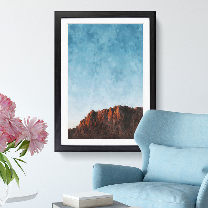 Joshua Tree National Park - Framed Print, 33cm H x 24cm W x 2cm D, Black Framed