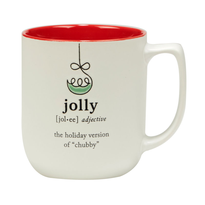 Christmas Fun Red Sayings Set of 6  Mug 16 oz. asst.