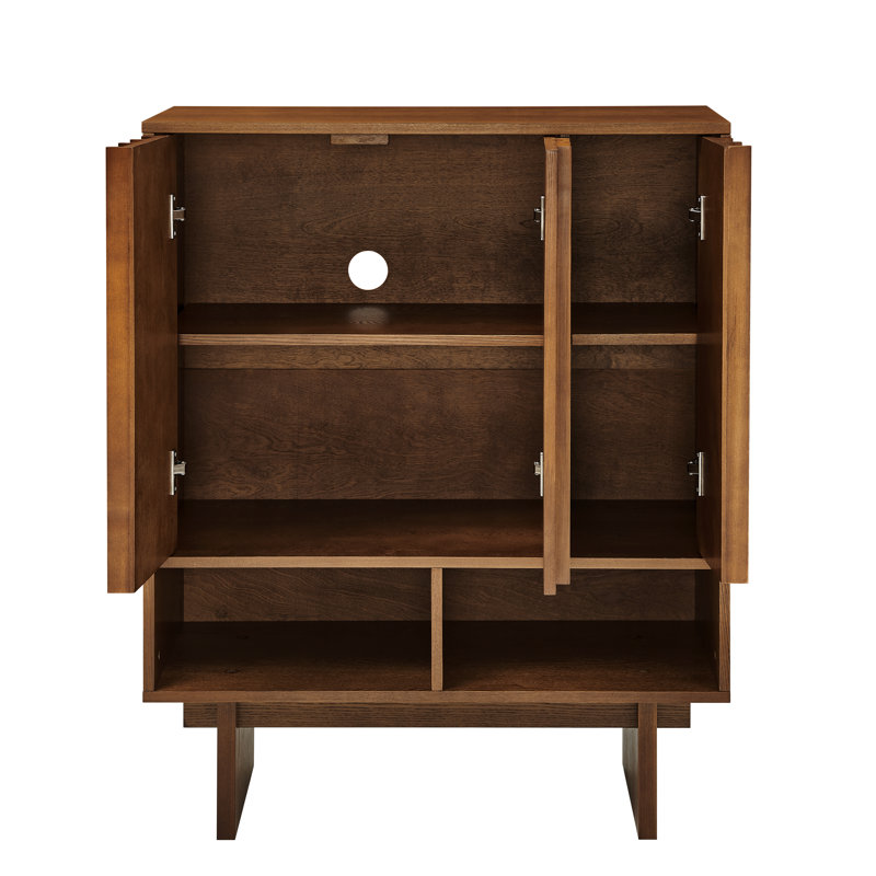 Armoire-buffet 31,6 po Mid-Century, Walnut