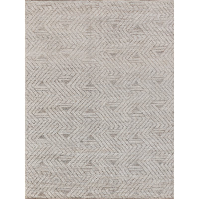 Eaton Geometric Area Rug in Beige