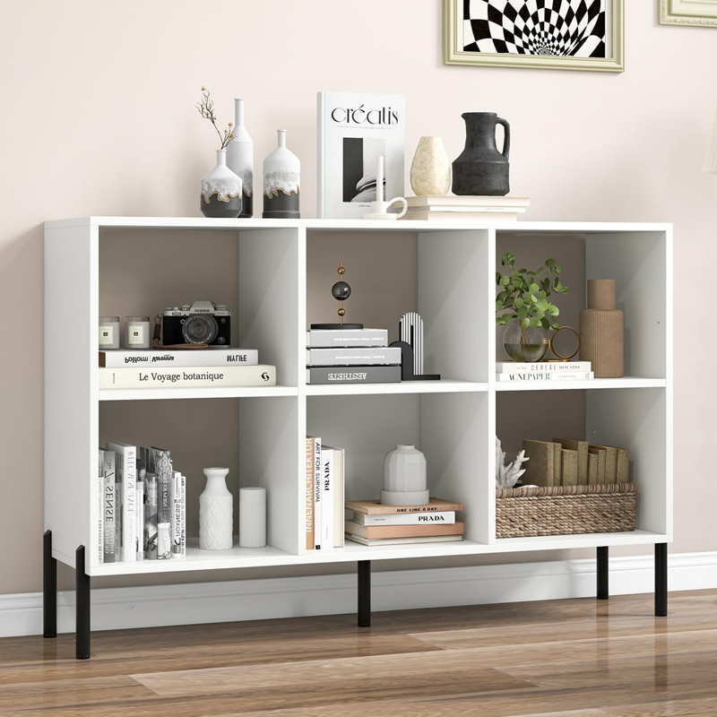 78cm H x 120cm W Cube Bookcase, White