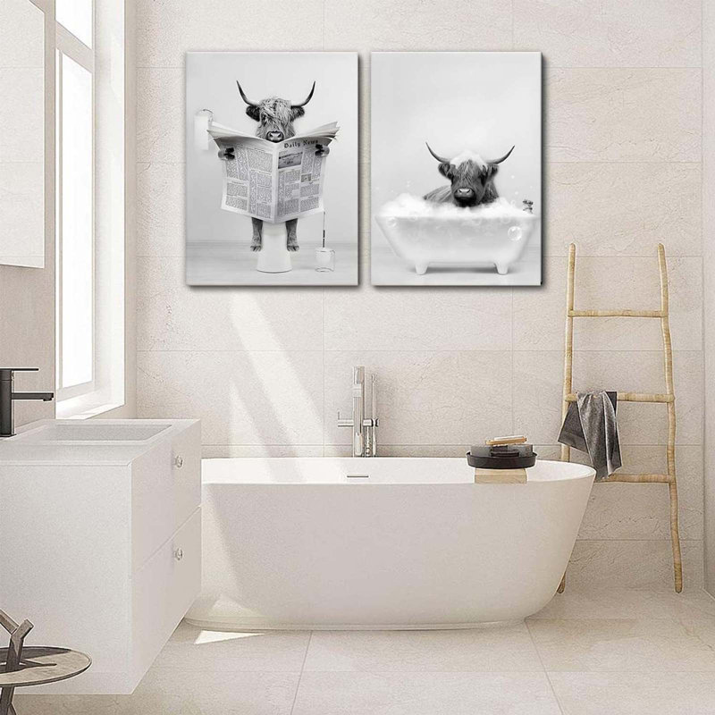 2 Piece Wrapped Canvas Print, 60 cm H x 40 cm W