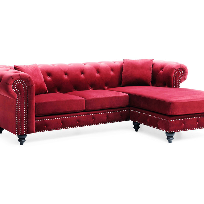Velours 36,97 po, Velours bourgogne