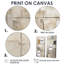Minimalisme beige et or scandinave V - impressions d'art scandinaves sur toile-166984287-166984273-166984284