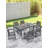7 Pieces HDPE Outdoor Dining Set, Patio Dining Set With Umbrella Hole, All Weather Outdoor Dining Table Sets For 6, HDPE Patio Furniture Sets For Deck, Backyard, Lawn, And Poolside-867309956