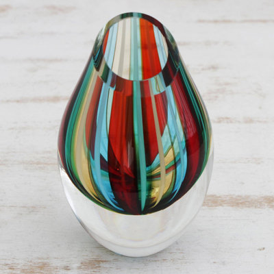 Sabion Handmade Glass Table Vase